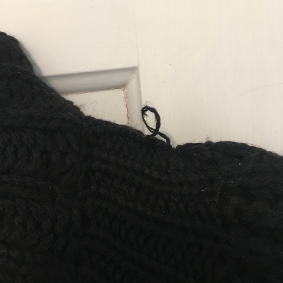 Moda International Black Button-up Wool Sweater - Picture 11 of 12